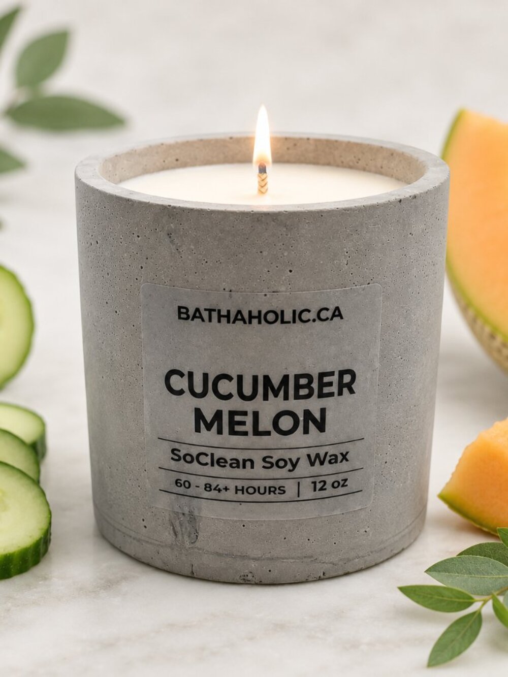 Cucumber Melon 12oz | Hand-Poured SoClean Soy Wax Candle